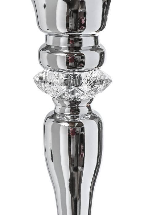 23&quot; Metal Bouquet Stand W/rhinestone Silver