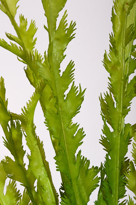 24" Artificial Soft Fern Spray Green