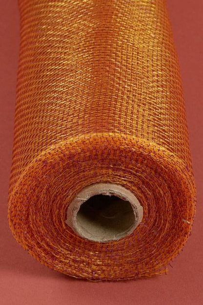 21" X 10yds Polyproplene Plastic Mesh Plum/gold