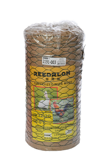 12" X 150Ft Netting Wire Green