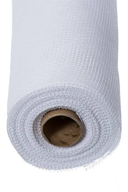 21" X 10yds Decorating Mesh Plain White