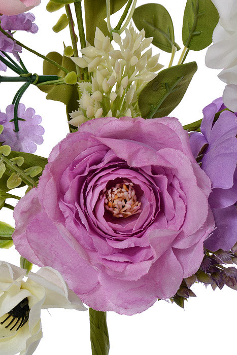 18&quot; Silk Ranunculus Bush Lilac