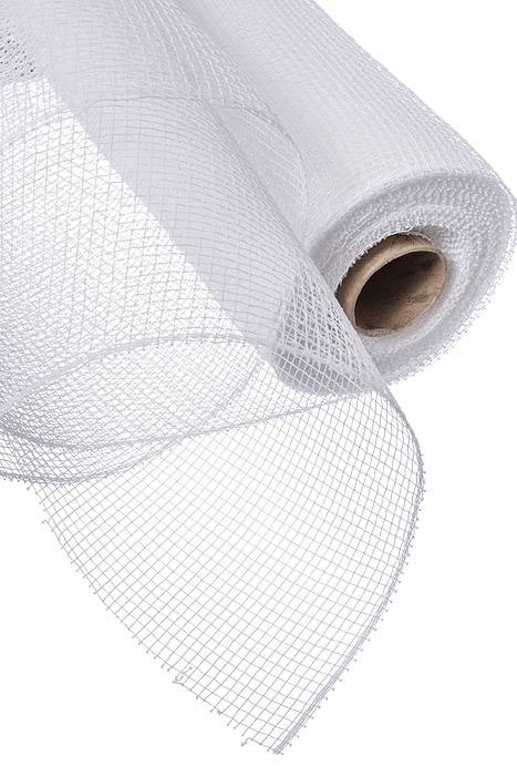 21" X 10yds Decorating Mesh Plain White