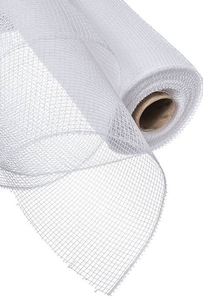 21" X 10yds Decorating Mesh Plain White