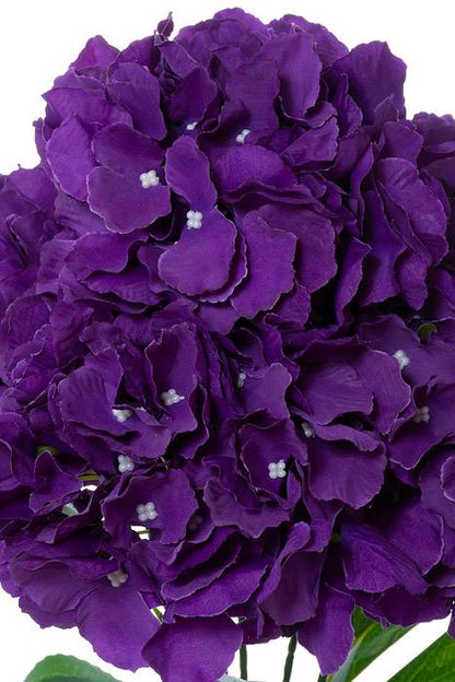 21.5" Silk Hydrangea Bush Purple