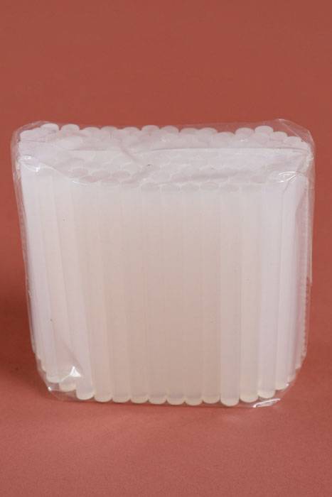 4" X 7.4mm Silicone Mini Glue Stick Clear Pkg/1lb