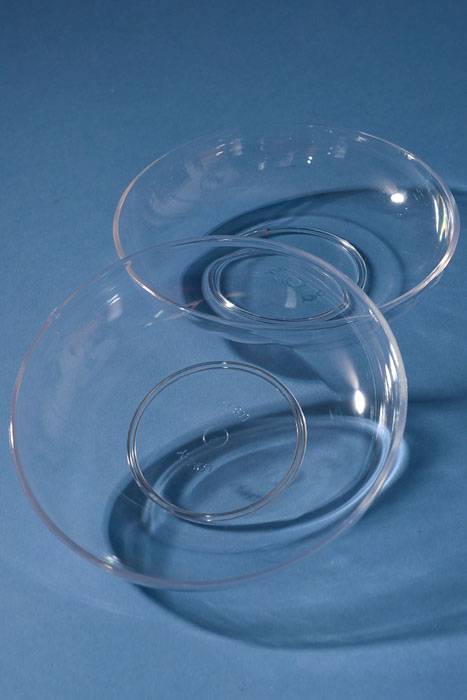 6" Plastic Dish Clear Pkg/12