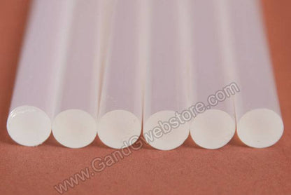 4" X 7.4mm Silicone Mini Glue Stick Clear Pkg/1lb