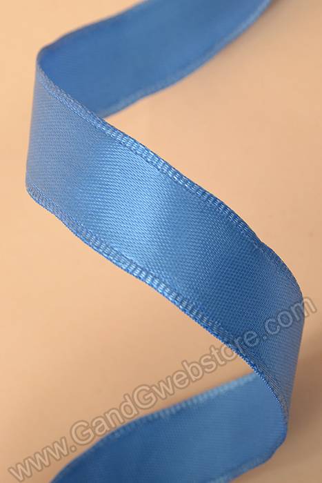 5/8" X 10yds Wired Satin Ribbon Royal Blue