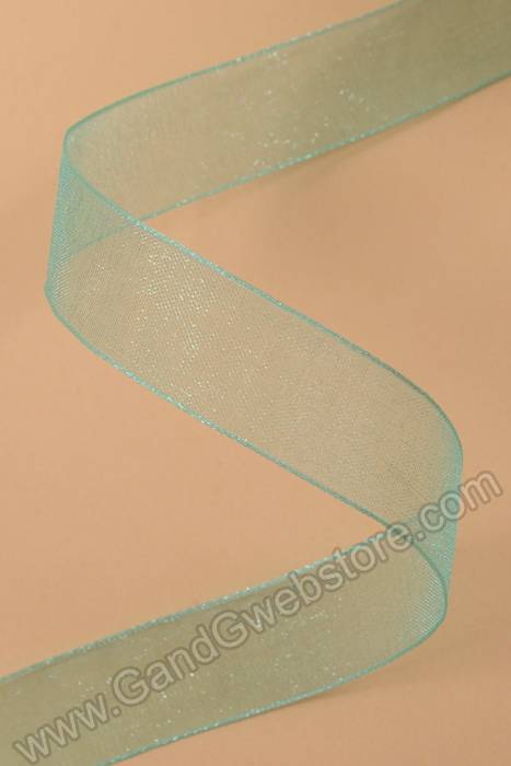 Organdy Ribbon Tiara Blue