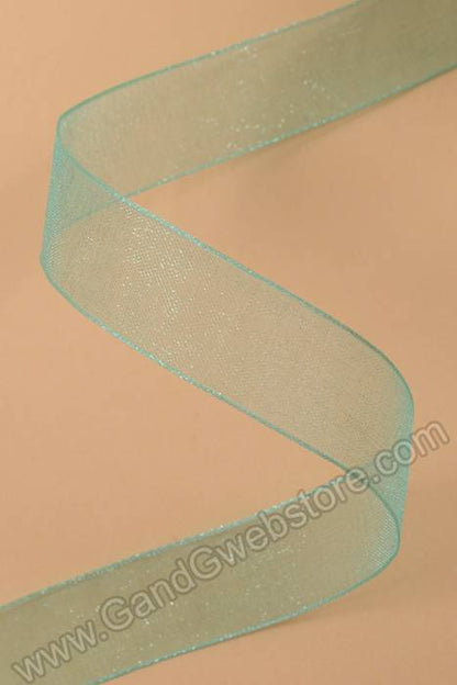 Organdy Ribbon Tiara Blue