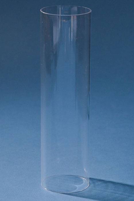 6&quot; Plastic Cylinder Tube Clear Pkg/6