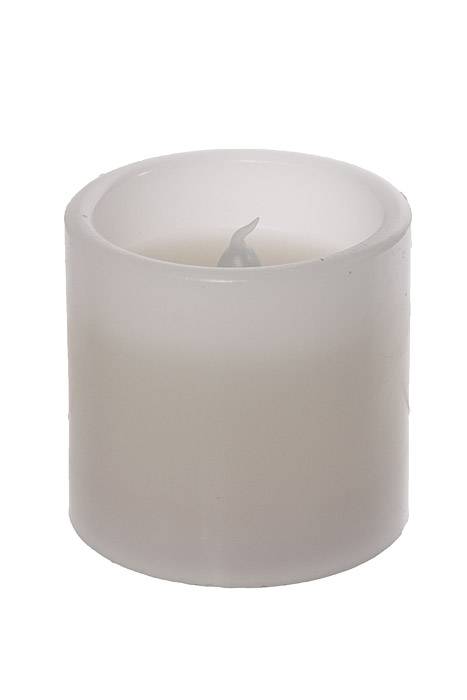 3" Flameless Candle White