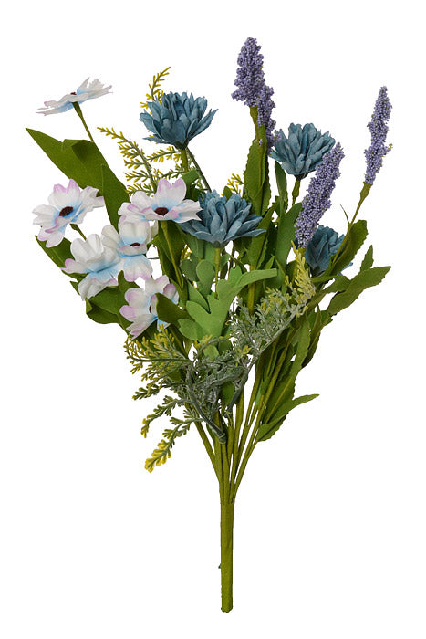 18" Mum Filler Bush Dusty Blue/Lavender