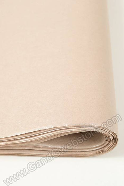 20" X 30" Crystallized Tissue Paper Champagne Pkg/100