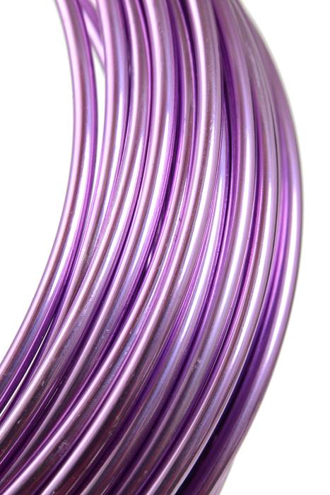 3mm X 10yds Aluminium Wire Lavender