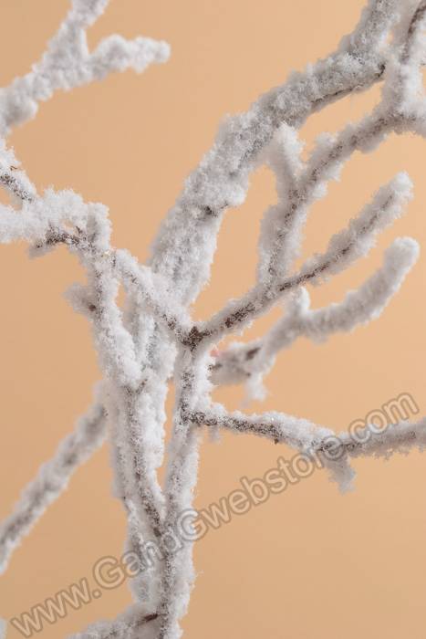 5ft Snowed Twig Branch White