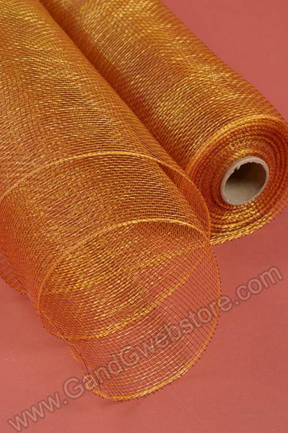 21" X 10yds Polyproplene Plastic Mesh Burgundy/gold