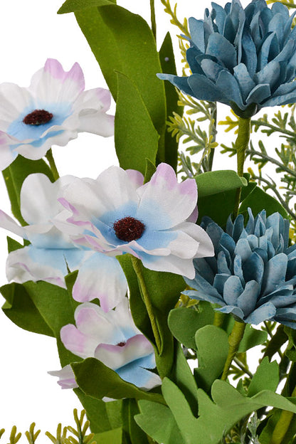 18" Mum Filler Bush Dusty Blue/Lavender