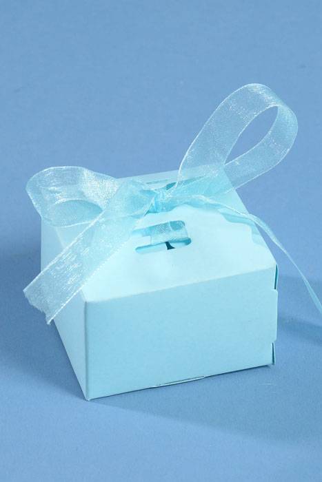1.5" Gift Box W/ribbon Blue Pkg/25