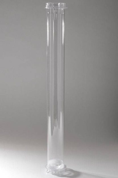 22" Deluxe Plastic Tube Stand Clear