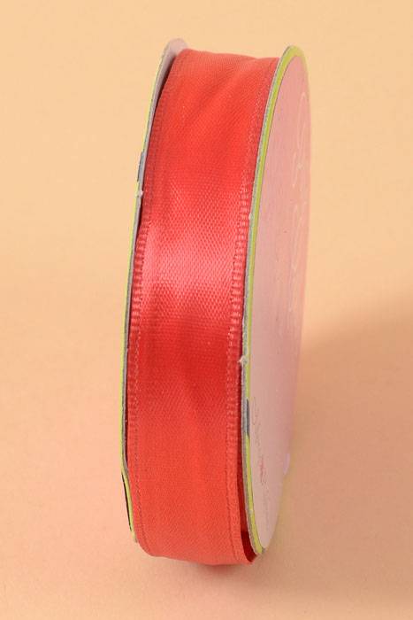 5/8" X 10yds Wired Satin Ribbon Red