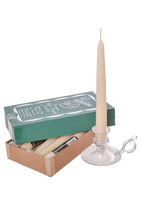 8&quot; Patrician Taper Ivory Box/12