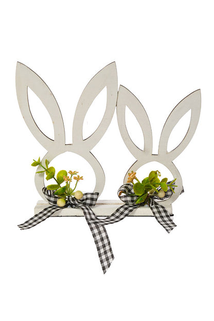 7.5" Bunny Head Stand White