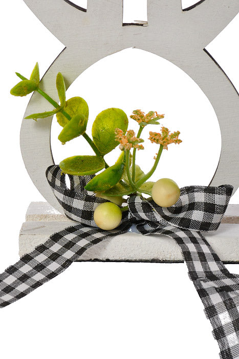 7.5" Bunny Head Stand White