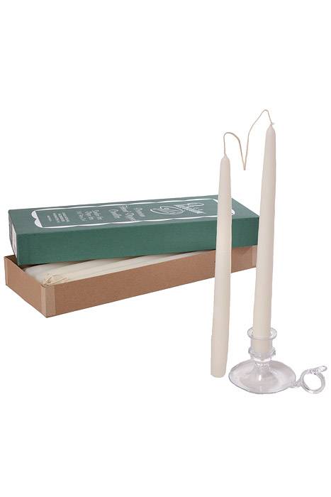 12" Joined Wick Taper White Pkg/12