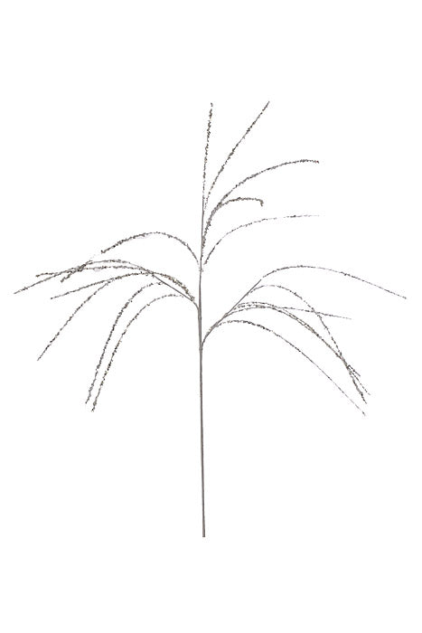 34" Sequin Willow Spray Silver