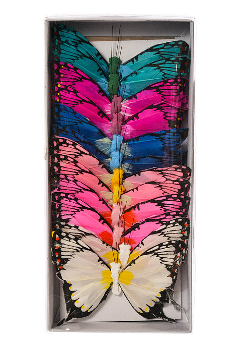 5" Butterfly Mixed Color Pkg/12