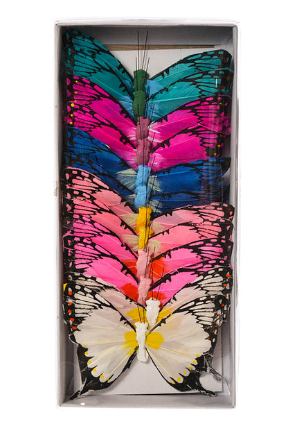 5" Butterfly Mixed Color Pkg/12