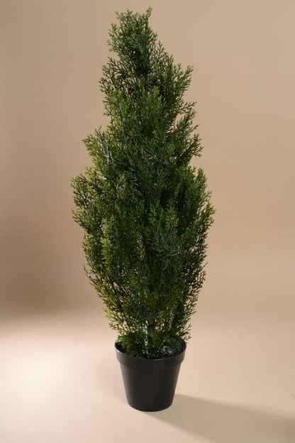 36" Cedar Topiary In Pot Green