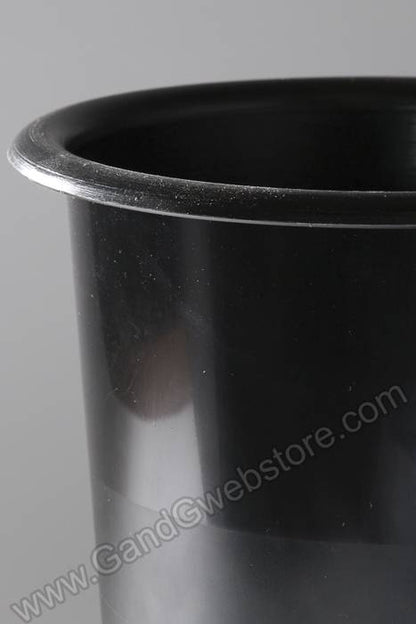 9&quot; X 14&quot; Plastic Stock Vase (Black)