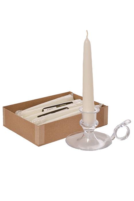 6&quot; Patrician Taper White Candle Box/12