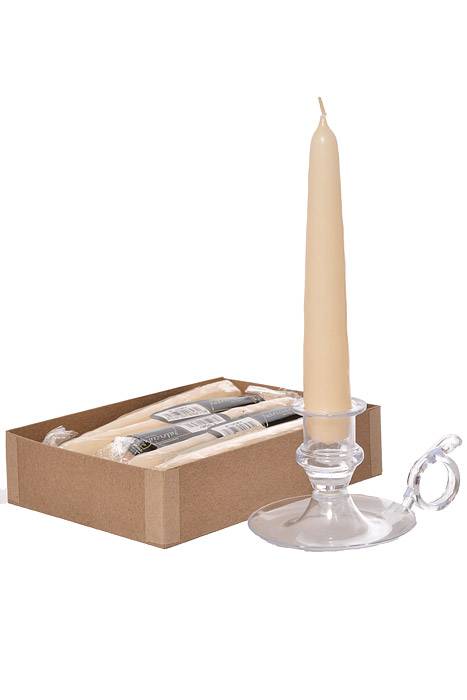 6&quot; Patrician Taper Ivory Candle Box/12