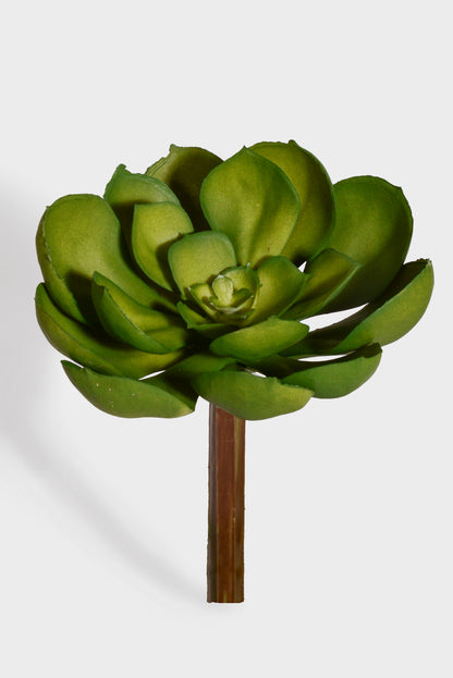 5" Artificial Echeveria Pick Green