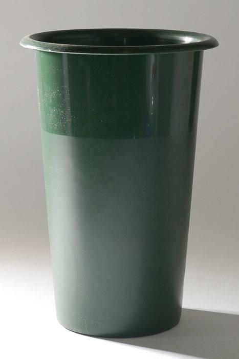 9" X 14" Plastic Stock Vase (Green)