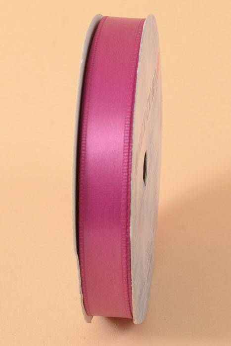 5/8" X 10yds Wired Satin Ribbon Magenta