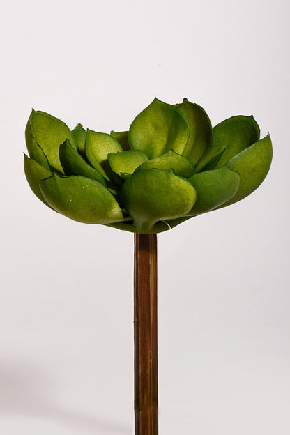 5" Artificial Echeveria Pick Green