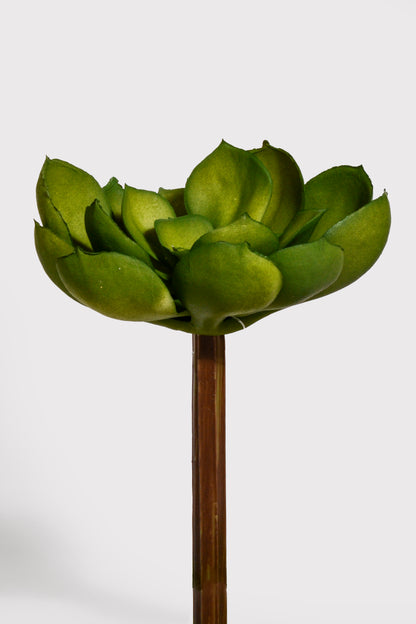 5" Artificial Echeveria Pick Green