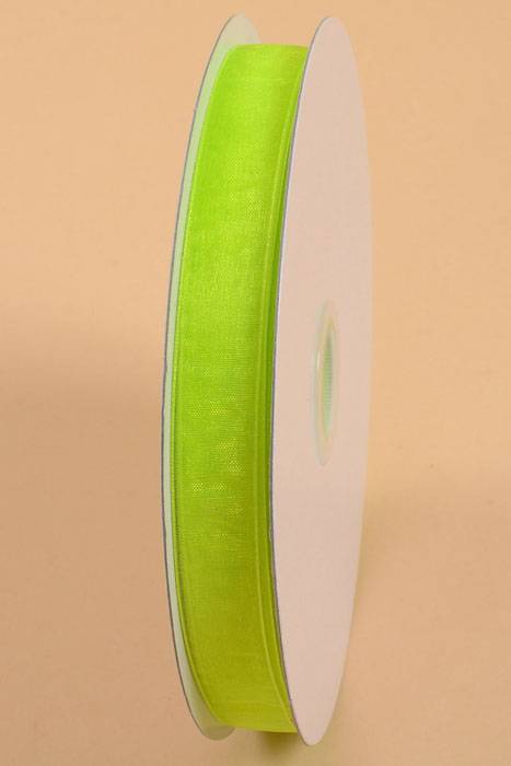Organdy Ribbon Citrus Green