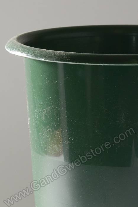 9&quot; X 14&quot; Plastic Stock Vase (Green)