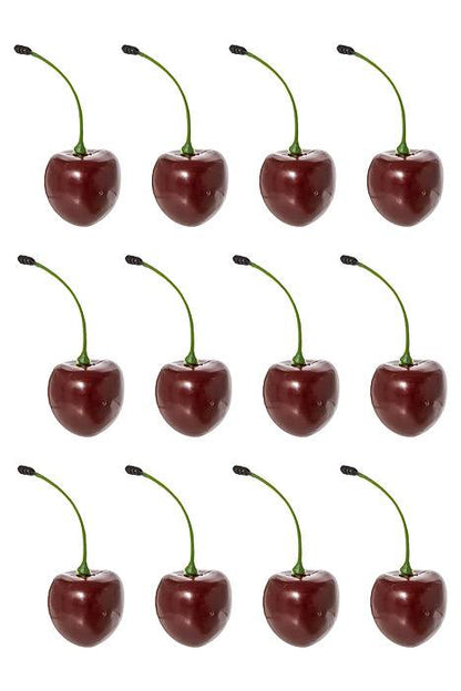 3" X 0.75" Mini Cherry Dark Red Pkg/12