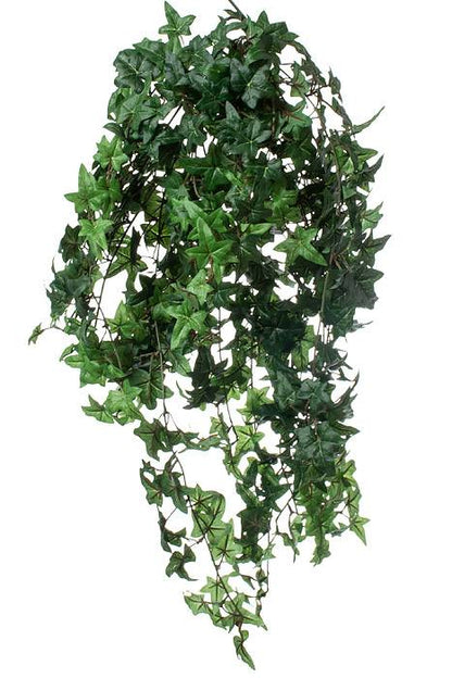 26" Silk Mini English Ivy Bush Leaves Green