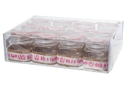 2.5" Plastic Baby Box Pink Pkg/12