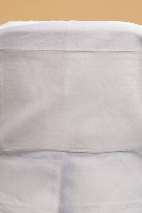 9" X 10ft Organza Chair Bow Gray Pkg/6