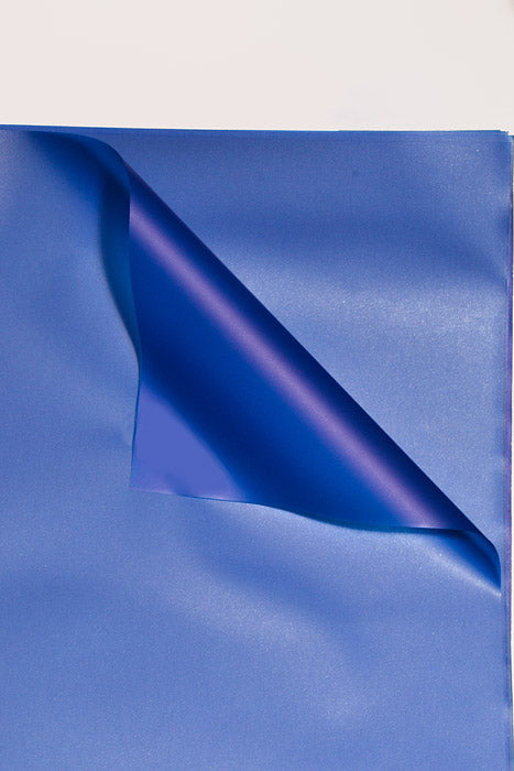 22.5" Waterproof Flower Wrapping Paper Royal Blue Pkg/20