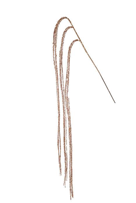 66" Sequin/Bead Rain Spray Champagne